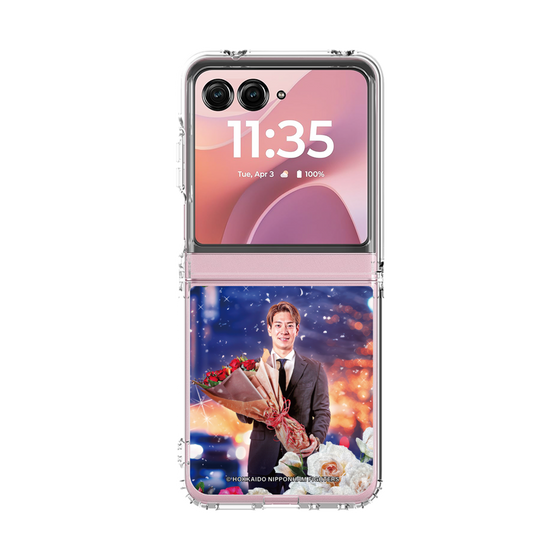 クリアケース［ 北海道日本ハムファイターズ - 花束 - MATSUMOTO ］