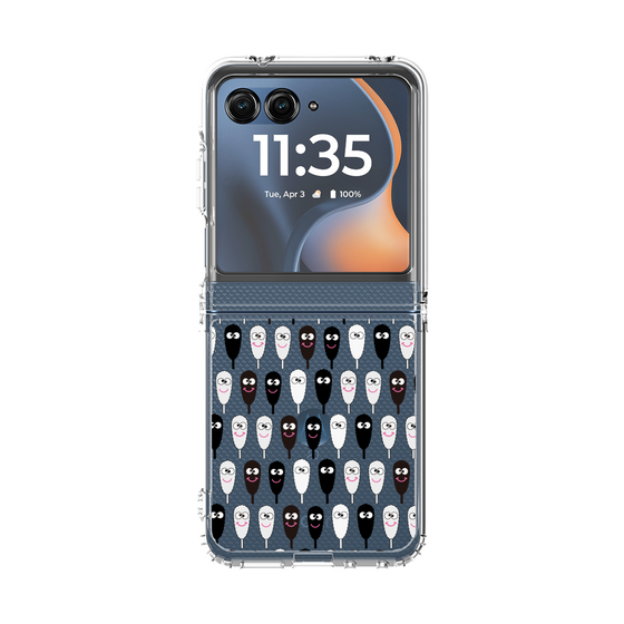 クリアケース［ クシニョロ - クシニョロ - モノクロ ］