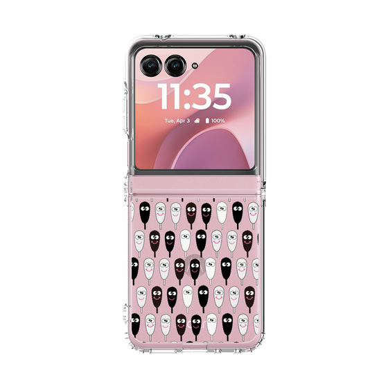 クリアケース［ クシニョロ - クシニョロ - モノクロ ］