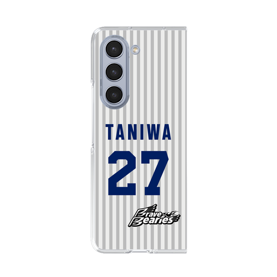 クリアケース［ 日本精工 - #27 TANIWA - 縦縞ユニフォーム ］