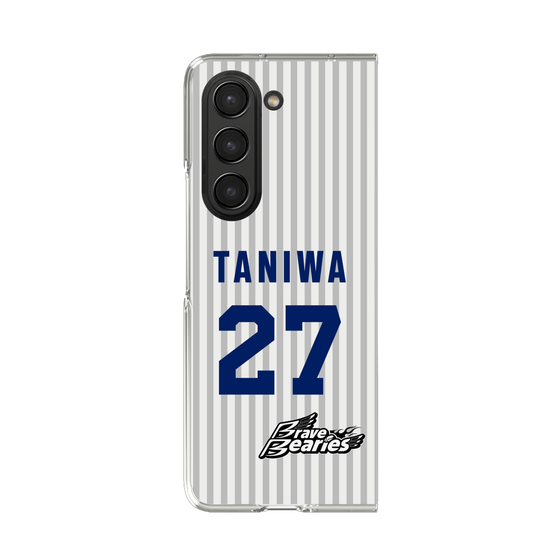 クリアケース［ 日本精工 - #27 TANIWA - 縦縞ユニフォーム ］