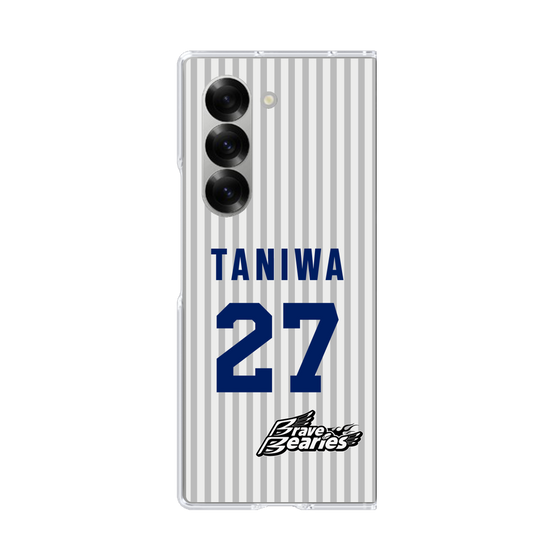 クリアケース［ 日本精工 - #27 TANIWA - 縦縞ユニフォーム ］