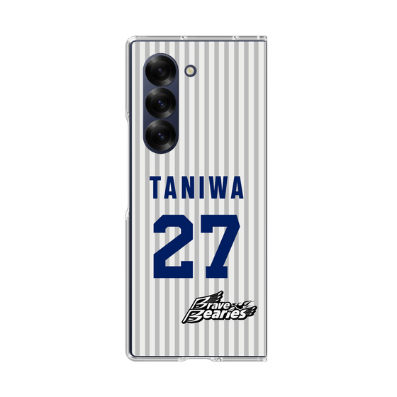 クリアケース［ 日本精工 - #27 TANIWA - 縦縞ユニフォーム ］