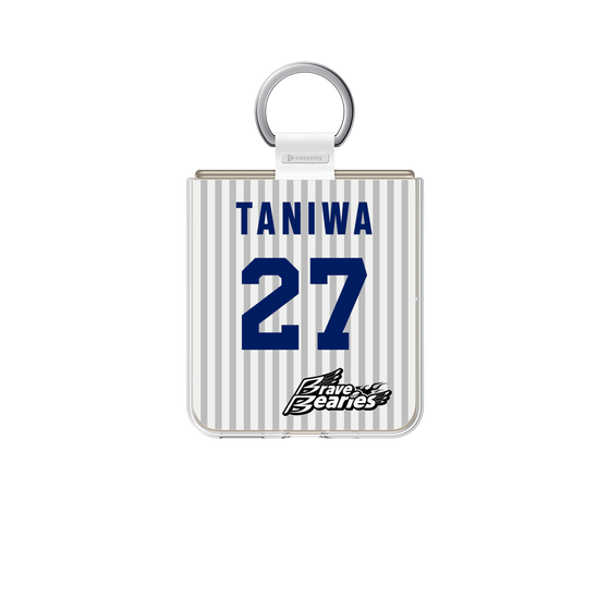 クリアケース［ 日本精工 - #27 TANIWA - 縦縞ユニフォーム ］