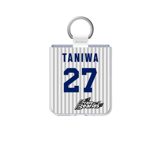 クリアケース［ 日本精工 - #27 TANIWA - 縦縞ユニフォーム ］