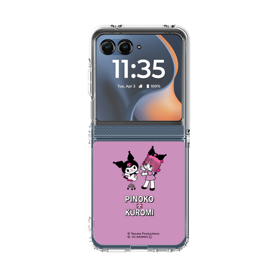 クリアケース［ ピノコ×サンリオキャラクターズ - ピノコ×クロミ ］