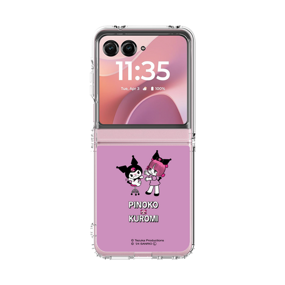 クリアケース［ ピノコ×サンリオキャラクターズ - ピノコ×クロミ ］