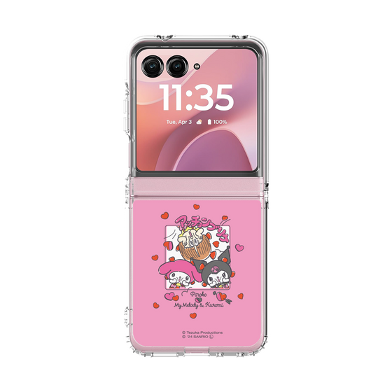 クリアケース［ ピノコ×サンリオキャラクターズ - アッチョンブリケ ］