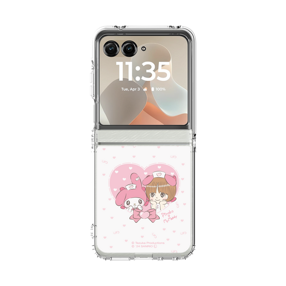 クリアケース［ ピノコ×サンリオキャラクターズ - ピノコ×マイメロディ ］