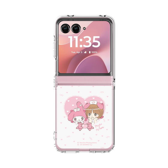 クリアケース［ ピノコ×サンリオキャラクターズ - ピノコ×マイメロディ ］