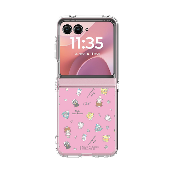 クリアケース［ ピノコ×サンリオキャラクターズ - お医者さんごっこ ］