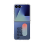 クリアケース［ オリジナル - ドットオーバーレイ - KEEP YOUR HEAD UP/A ］