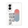 クリアケース［ オリジナル - ドットオーバーレイ - KEEP YOUR HEAD UP/A ］