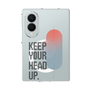 クリアケース［ オリジナル - ドットオーバーレイ - KEEP YOUR HEAD UP/A ］