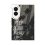 クリアケース［ オリジナル - ドットオーバーレイ - KEEP YOUR HEAD UP/B ］