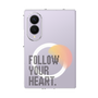 クリアケース［ オリジナル - ドットオーバーレイ - FOLLOW YOUR HEART/A ］
