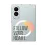 クリアケース［ オリジナル - ドットオーバーレイ - FOLLOW YOUR HEART/A ］