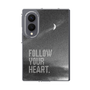 クリアケース［ オリジナル - ドットオーバーレイ - FOLLOW YOUR HEART/B ］