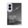 クリアケース［ オリジナル - ドットオーバーレイ - FOLLOW YOUR HEART/B ］