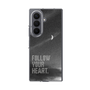 クリアケース［ オリジナル - ドットオーバーレイ - FOLLOW YOUR HEART/B ］