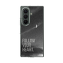 クリアケース［ オリジナル - ドットオーバーレイ - FOLLOW YOUR HEART/B ］
