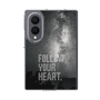 クリアケース［ オリジナル - ドットオーバーレイ - FOLLOW YOUR HEART/C ］