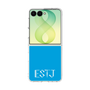 クリアケース［ オリジナル - ESTJ 幹部 - アルファベット - ブルー ］