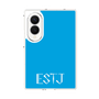 クリアケース［ オリジナル - ESTJ 幹部 - アルファベット - ブルー ］
