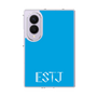 クリアケース［ オリジナル - ESTJ 幹部 - アルファベット - ブルー ］