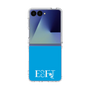 クリアケース［ オリジナル - ESFJ 領事 - アルファベット - ブルー ］