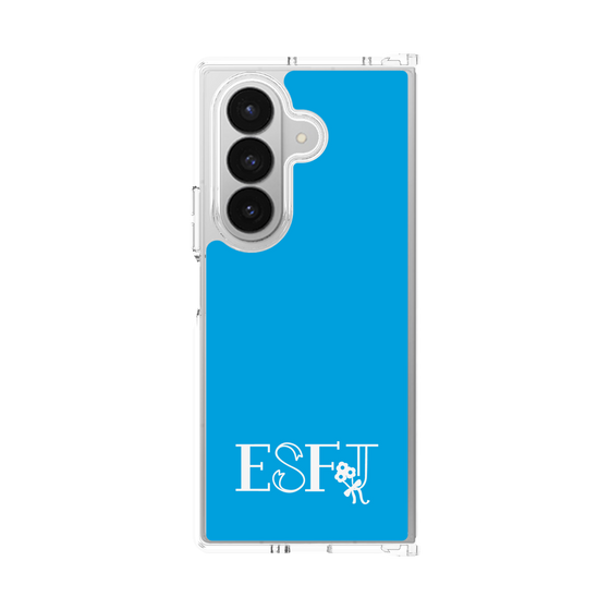 クリアケース［ オリジナル - ESFJ 領事 - アルファベット - ブルー ］