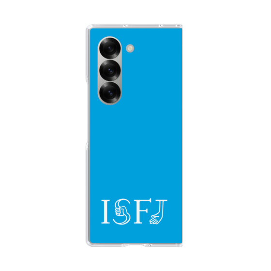 クリアケース［ オリジナル - ISFJ 擁護者 - アルファベット - ブルー ］