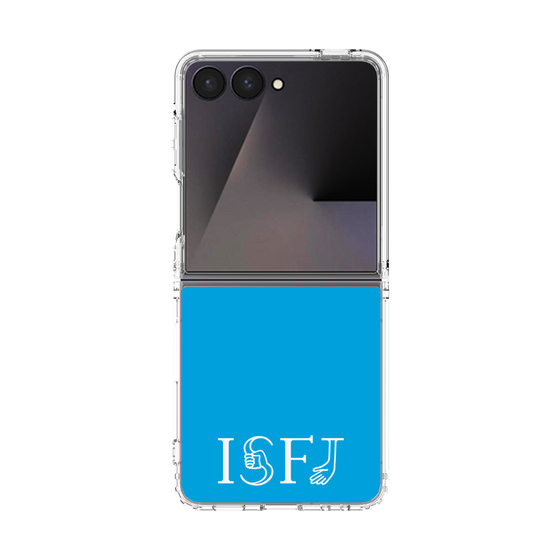 クリアケース［ オリジナル - ISFJ 擁護者 - アルファベット - ブルー ］