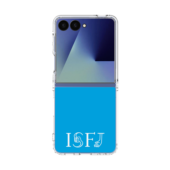 クリアケース［ オリジナル - ISFJ 擁護者 - アルファベット - ブルー ］