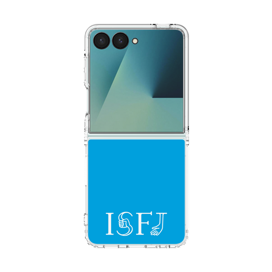 クリアケース［ オリジナル - ISFJ 擁護者 - アルファベット - ブルー ］