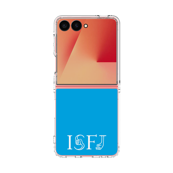 クリアケース［ オリジナル - ISFJ 擁護者 - アルファベット - ブルー ］