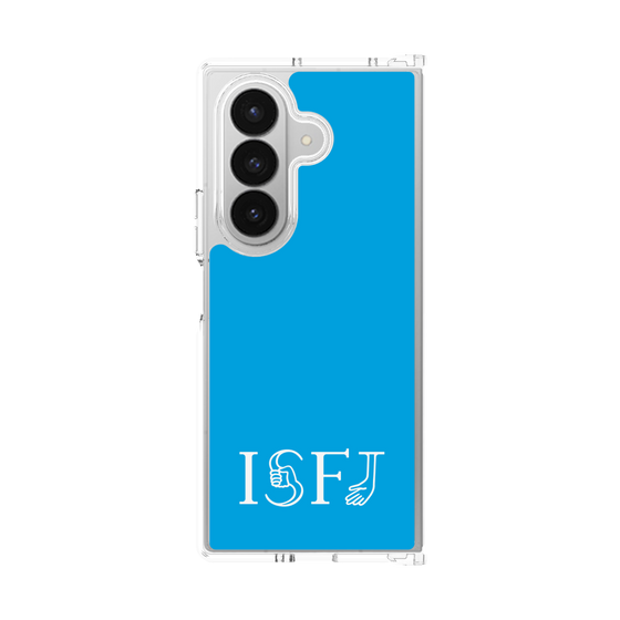 クリアケース［ オリジナル - ISFJ 擁護者 - アルファベット - ブルー ］