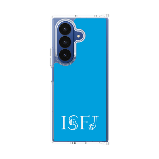 クリアケース［ オリジナル - ISFJ 擁護者 - アルファベット - ブルー ］