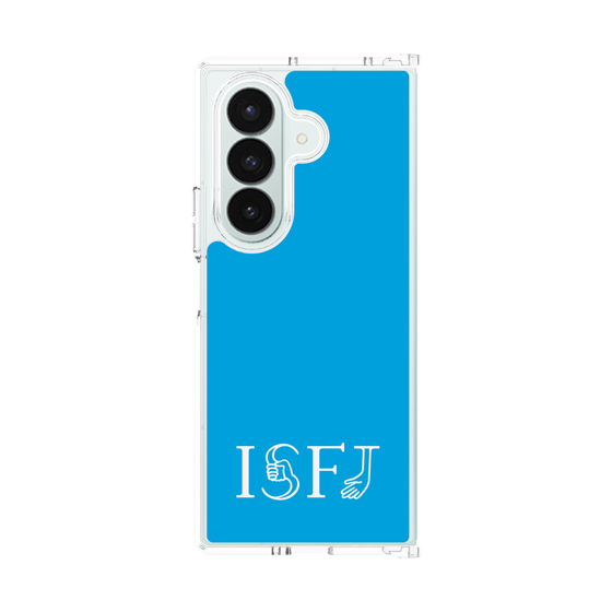 クリアケース［ オリジナル - ISFJ 擁護者 - アルファベット - ブルー ］
