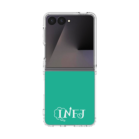クリアケース［ オリジナル - INFJ 提唱者 - アルファベット - グリーン ］