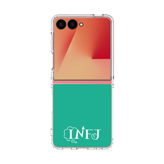 クリアケース［ オリジナル - INFJ 提唱者 - アルファベット - グリーン ］