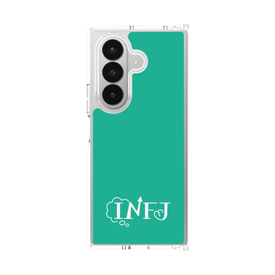 クリアケース［ オリジナル - INFJ 提唱者 - アルファベット - グリーン ］