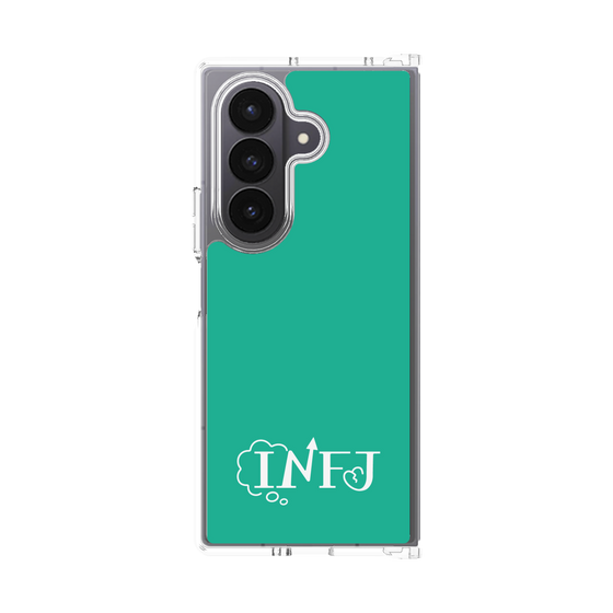 クリアケース［ オリジナル - INFJ 提唱者 - アルファベット - グリーン ］