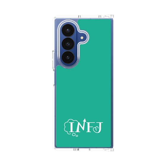クリアケース［ オリジナル - INFJ 提唱者 - アルファベット - グリーン ］