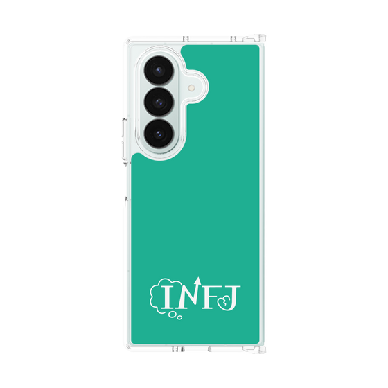 クリアケース［ オリジナル - INFJ 提唱者 - アルファベット - グリーン ］