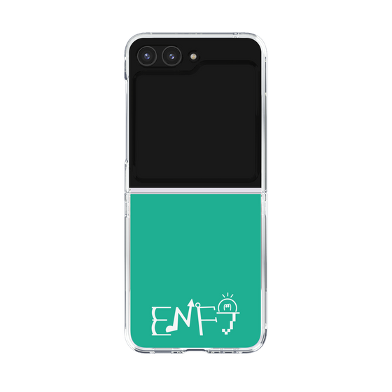 クリアケース［ オリジナル - ENFJ 主人公 - アルファベット - グリーン ］