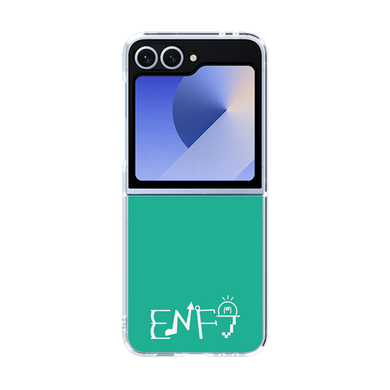 クリアケース［ オリジナル - ENFJ 主人公 - アルファベット - グリーン ］