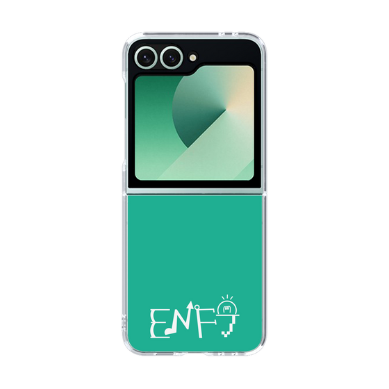 クリアケース［ オリジナル - ENFJ 主人公 - アルファベット - グリーン ］