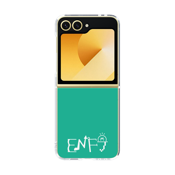 クリアケース［ オリジナル - ENFJ 主人公 - アルファベット - グリーン ］