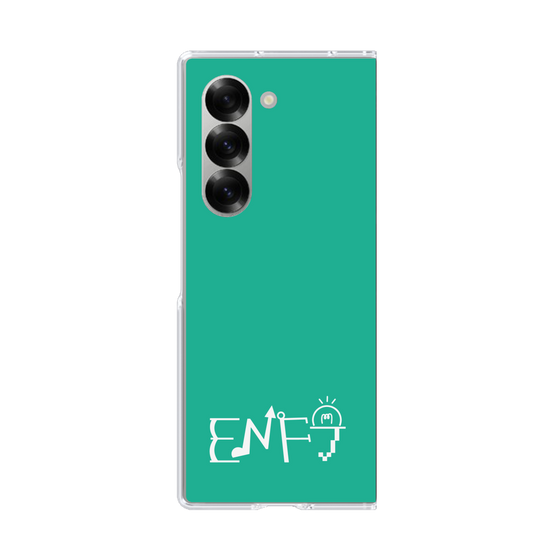 クリアケース［ オリジナル - ENFJ 主人公 - アルファベット - グリーン ］